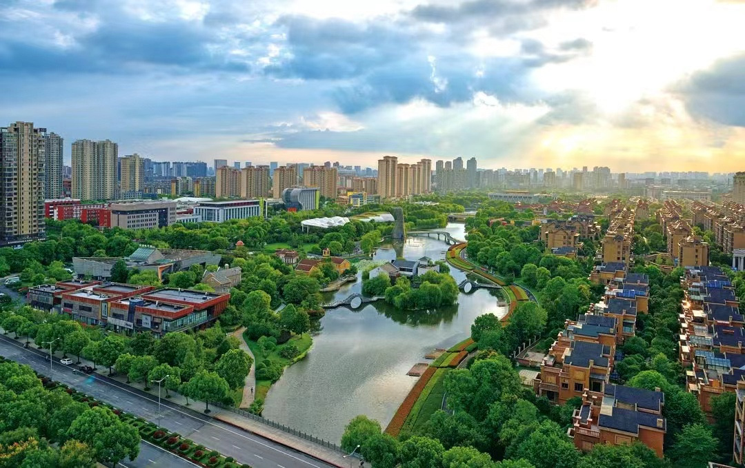 嘉兴城市公园与建筑实景
